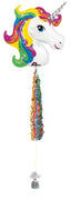 Unicorn Birthday Rainbow Balloon with Tassel