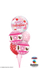 Valentines Day Bubbles Cupcakes I Love U Balloon Bouquet