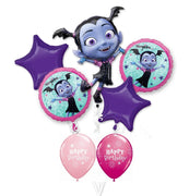 Vampirina Birthday Balloon Bouquet with Helium and Weight