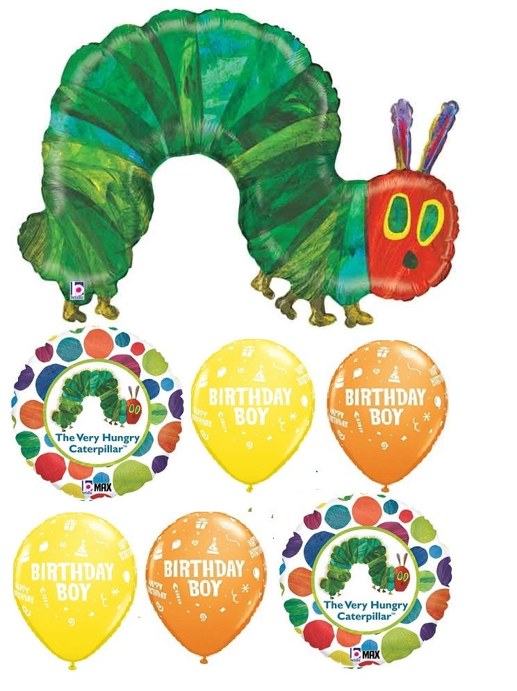 The Very Hungry Caterpillar Birthday Boy Balloons Bouquet