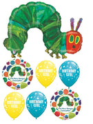 The Very Hungry Caterpillar Birthday Girl Balloons Bouquet