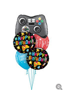 Video Gaming Controller Happy Birthday Balloon Bouquet