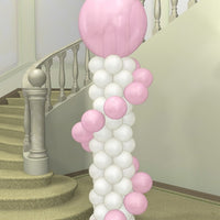 Wedding Swirl Balloon Column