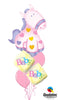 Welcome Baby Soft Pony Balloons Bouquet