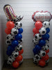 Western Boots and Party Time Balloon Columns