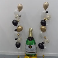 Champagne Wine Bottle Airloonz Birthday Balloons Lines