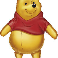 Winnie the Pooh Shape Foil Balloon with Helium and Weight