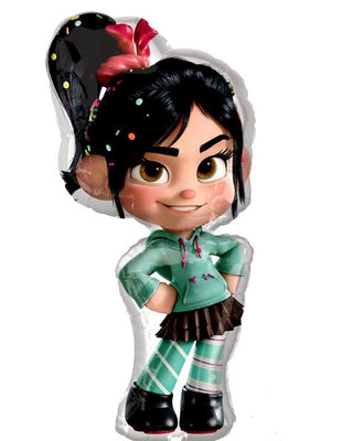 Wreck It Ralph Vanellope Foil Balloon with Helium and Weight