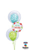 Christmas Candy Bubble Balloons Bouquet
