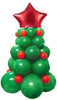 Christmas Tree Green Balloon Centerpiece