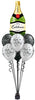 Birthday Elegant Champagne Bottle Balloon Bouquet with Helium Weight