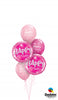 Birthday Sparkle Pink Wild Berry Balloons Bouquet