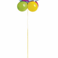 Happy Birthday Bubble Balloon Centerpiece with Helium