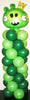 Angry Birds Green King Pig Balloon Column