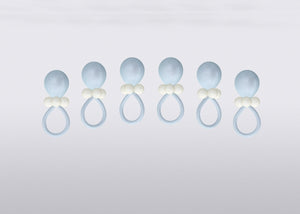 Baby Blue Pacifier Balloon Arch