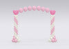 Pink Pearl Balloon Arch and Column