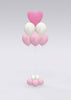 Pink Heart Balloon Bouquet Stand Up