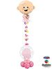 Baby Girl Bubbles Balloon Stand Up