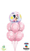 Baby Minnie Mouse Bubble Balloon Bouquet