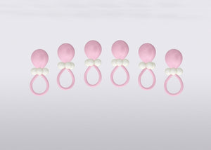 Baby Pink Pacifier Balloons Arch