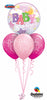 Baby Girl Stars and Moon Bubbles Balloon Bouquet 7