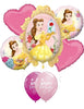 Disney Princess Belle Birthday Frame Balloons Bouquet