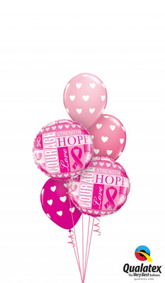 Cancer Awareness Hope Balloons Bouquet
