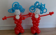 Dr Seuss Cat in the Hat Thing 1 and 2 Balloon Column