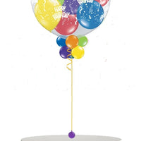 36 inch Happy Birthday Gumball Balloon Centerpiece