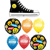 Emoji Sneaker Birthday Balloons Bouquet