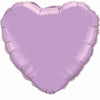 18 inch Lavender Heart Foil Balloons