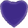 18 inch Purple Heart Foil Balloons