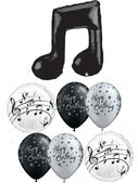 Musical Notes Birthday Balloons Bouquet