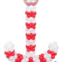 Nautical Anchor Balloon Column