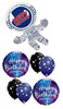 Outer Space Astronaut Galaxy Birthday Balloon Bouquet Helium Weight