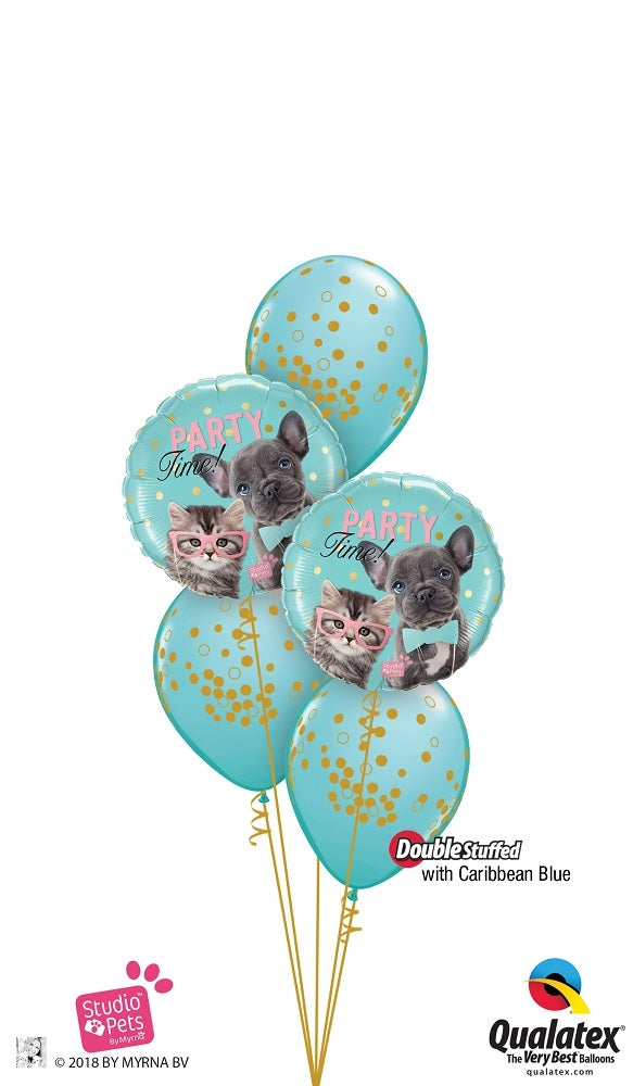Birthday Studio Pets Puppy and Kitten Balloon Bouquet