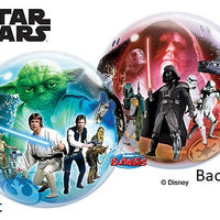 Star Wars Luke Skywalker Darth Vader Bubble Birthday Balloon Bouquet