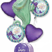 Sea Creatures Holographic Magical Seahorse Birthday Balloon Bouquet