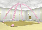 Wedding Dance Floor Double Pearl Balloon Arch