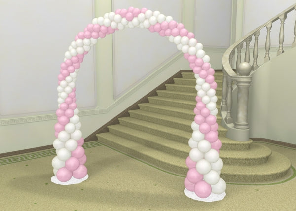 Wedding Spiral Tapered Balloon Arch