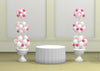 Wedding Multi Colour Cluster Cake Table Balloon Column