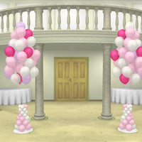 Wedding Multi Colour Cluster Balloon Bouquet Stand Up
