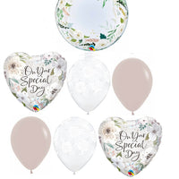 Wedding Roses On Your Special Day Balloon Bouquet with Helium Weight